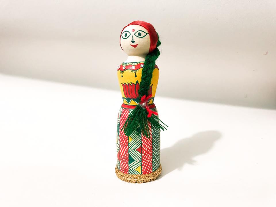 Manjusha Handmade Wooden Doll