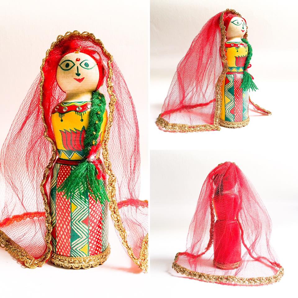 Manjusha Handmade Wooden Bride